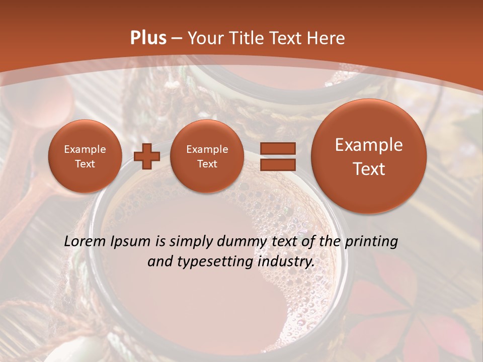 Metal Natural Hot Drink PowerPoint Template