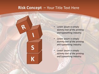 Metal Natural Hot Drink PowerPoint Template