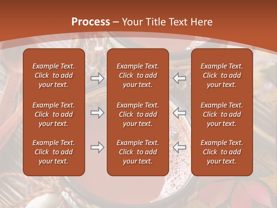 Metal Natural Hot Drink PowerPoint Template