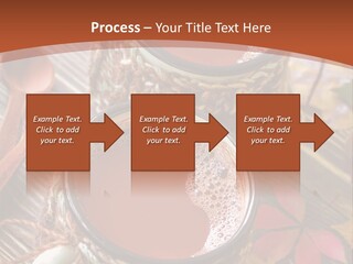 Metal Natural Hot Drink PowerPoint Template