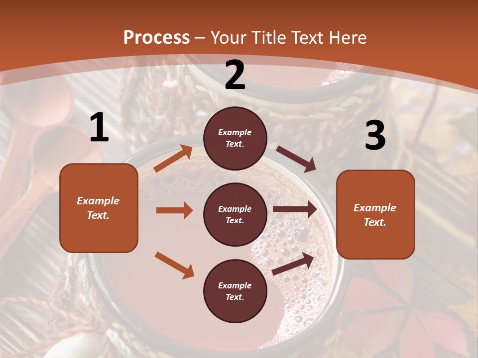 Metal Natural Hot Drink PowerPoint Template