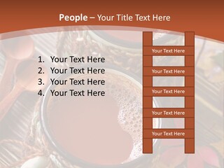 Metal Natural Hot Drink PowerPoint Template