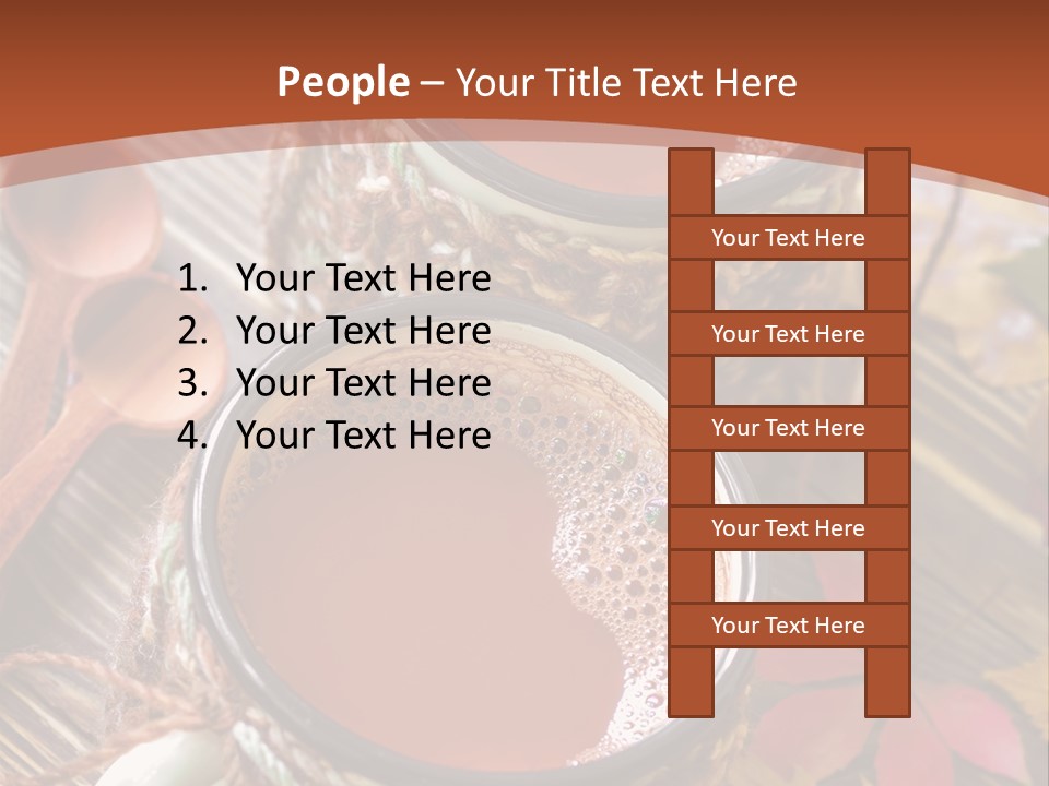 Metal Natural Hot Drink PowerPoint Template