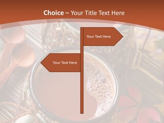 Metal Natural Hot Drink PowerPoint Template
