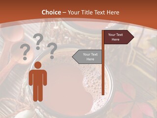 Metal Natural Hot Drink PowerPoint Template