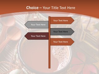 Metal Natural Hot Drink PowerPoint Template