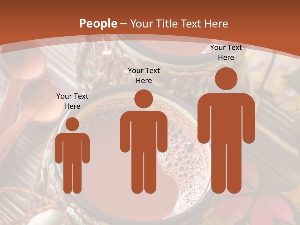 Metal Natural Hot Drink PowerPoint Template