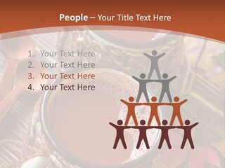 Metal Natural Hot Drink PowerPoint Template