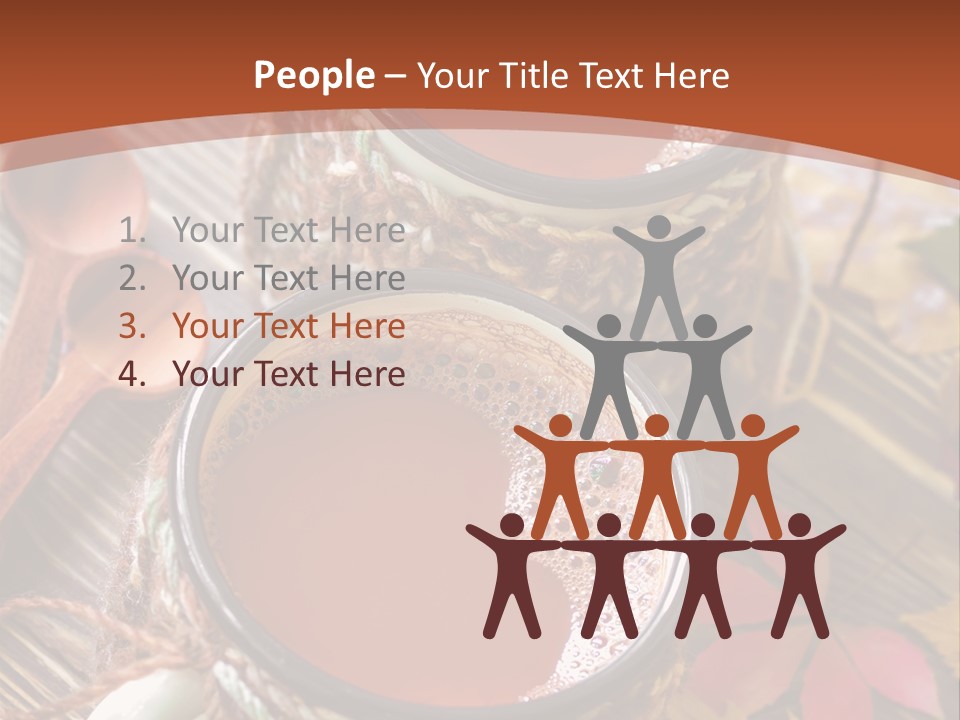 Metal Natural Hot Drink PowerPoint Template