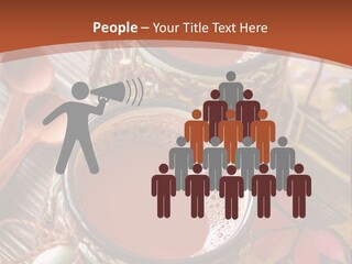 Metal Natural Hot Drink PowerPoint Template