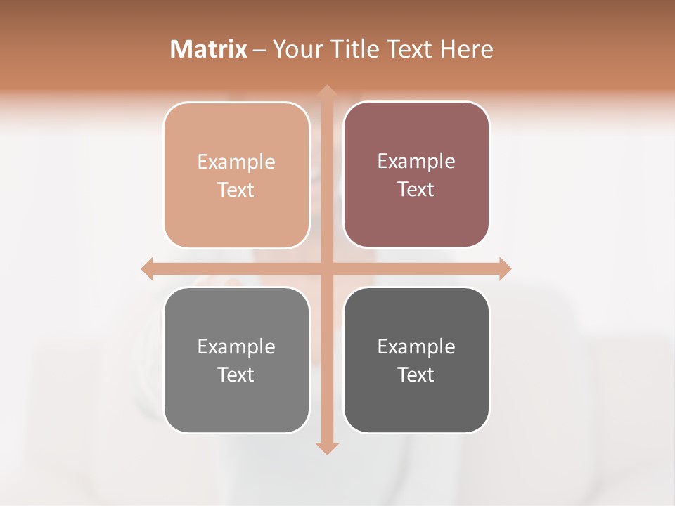 Woman Sitting Lounge PowerPoint Template