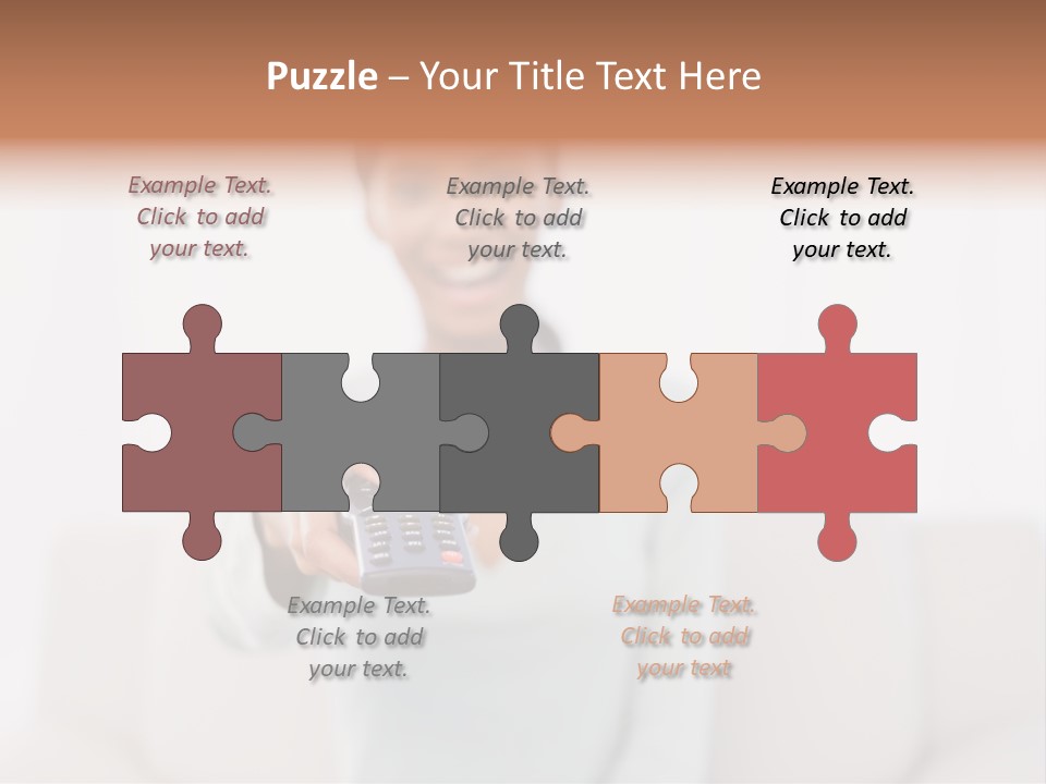 Woman Sitting Lounge PowerPoint Template