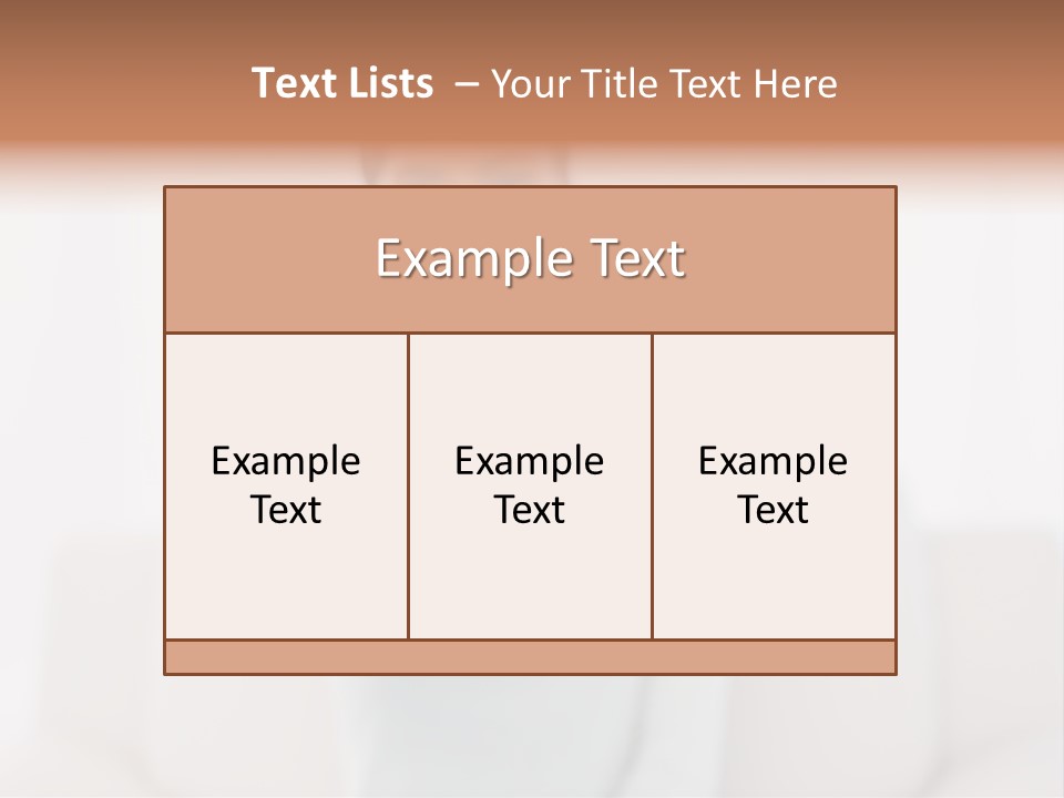 Woman Sitting Lounge PowerPoint Template