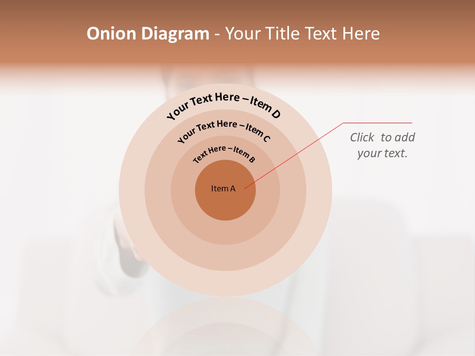 Woman Sitting Lounge PowerPoint Template