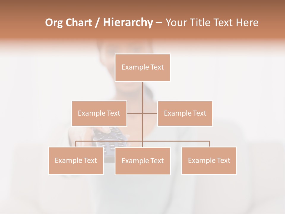 Woman Sitting Lounge PowerPoint Template
