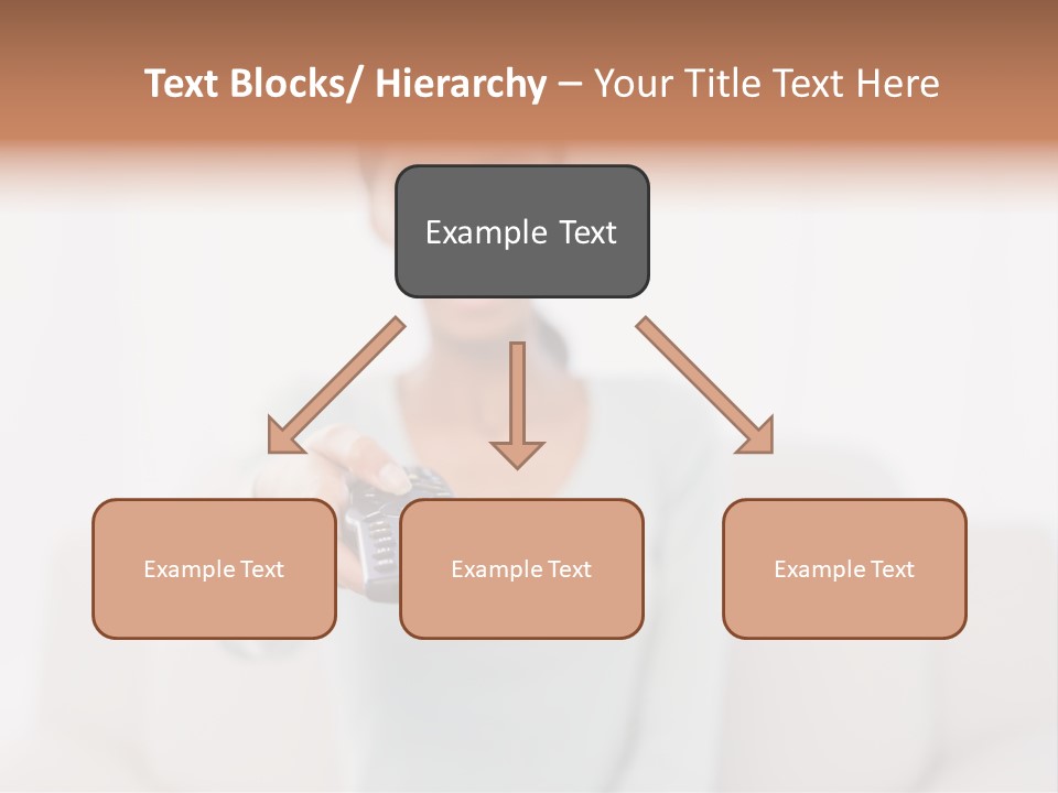 Woman Sitting Lounge PowerPoint Template