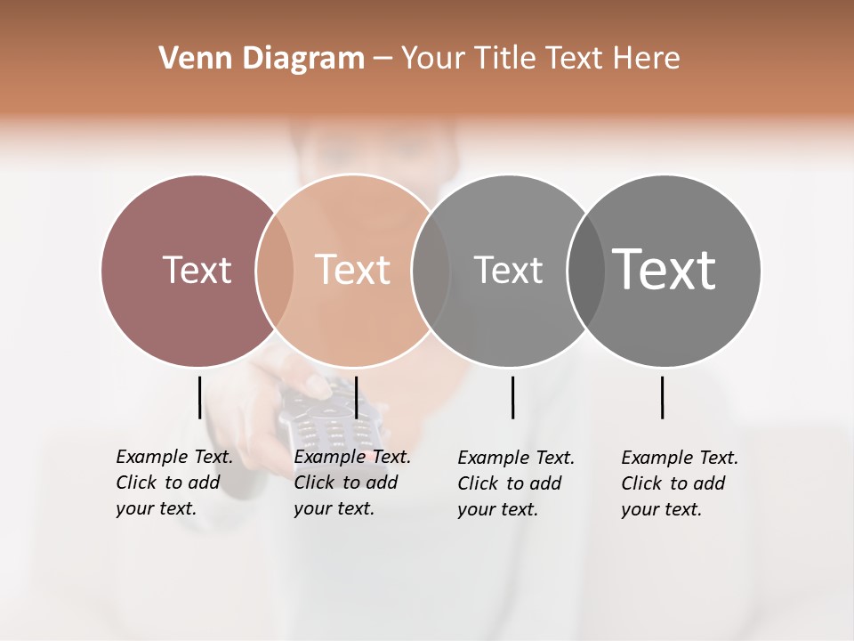 Woman Sitting Lounge PowerPoint Template