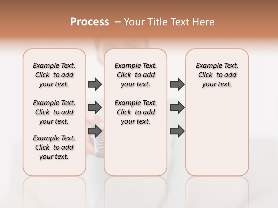 Woman Sitting Lounge PowerPoint Template