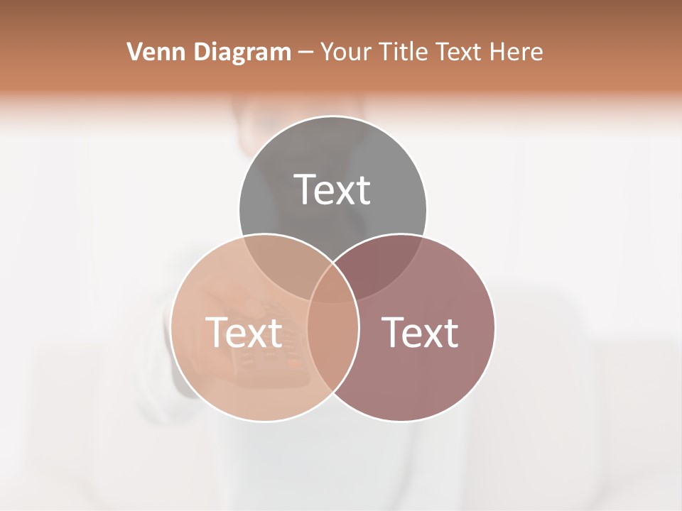 Woman Sitting Lounge PowerPoint Template