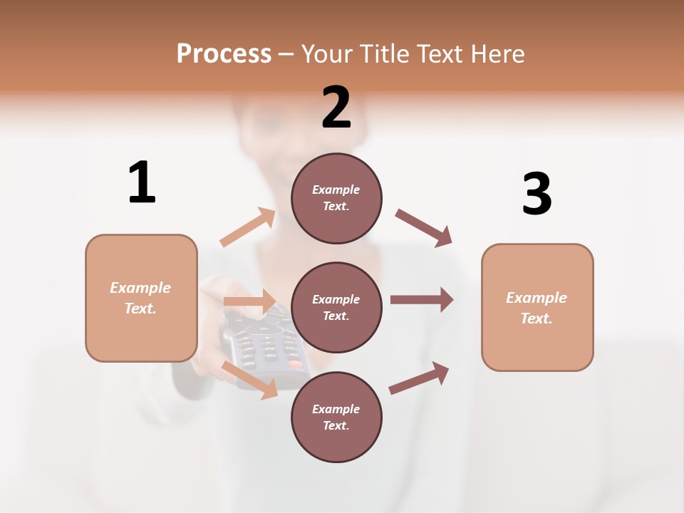 Woman Sitting Lounge PowerPoint Template