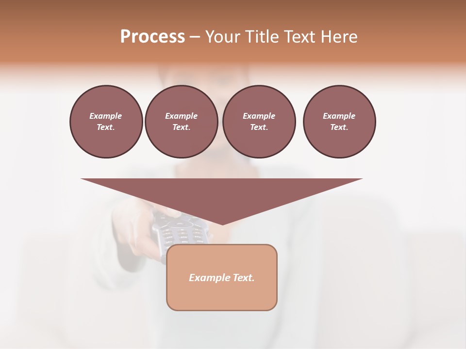 Woman Sitting Lounge PowerPoint Template