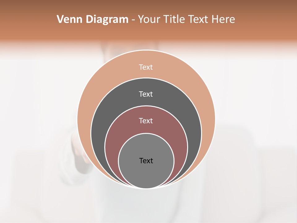 Woman Sitting Lounge PowerPoint Template