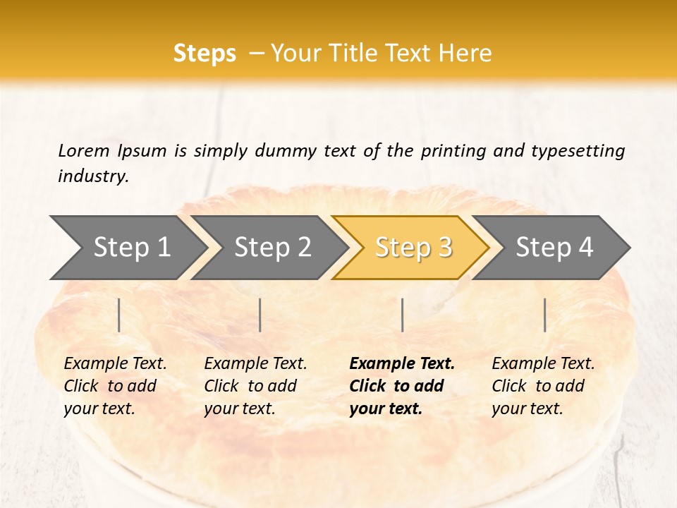 Wood Dough Baked PowerPoint Template