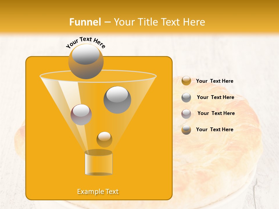 Wood Dough Baked PowerPoint Template
