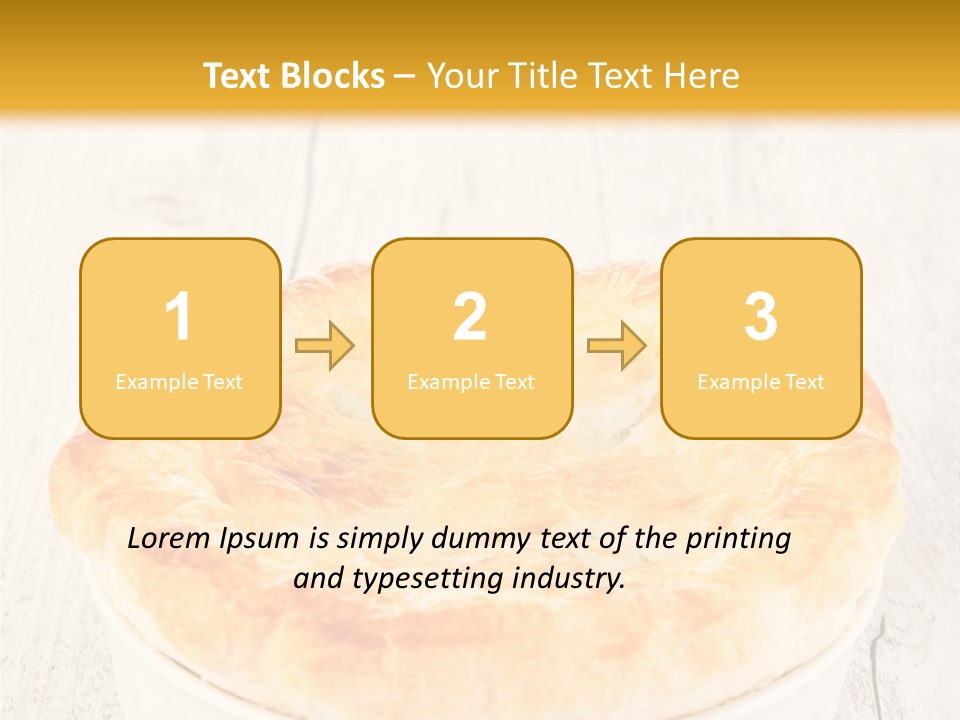 Wood Dough Baked PowerPoint Template
