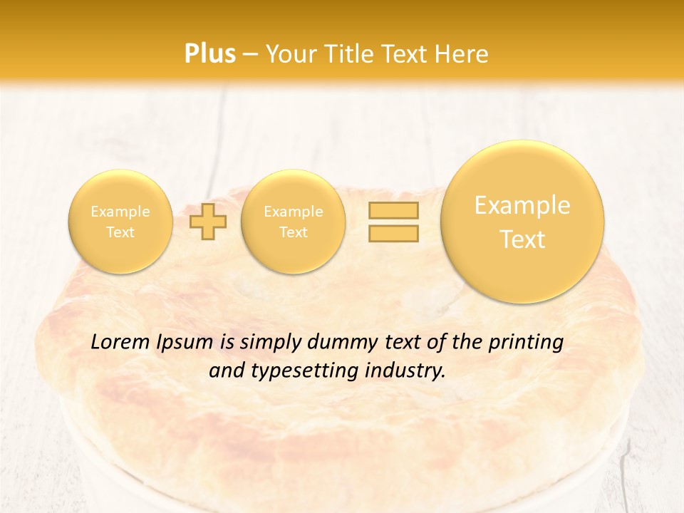 Wood Dough Baked PowerPoint Template