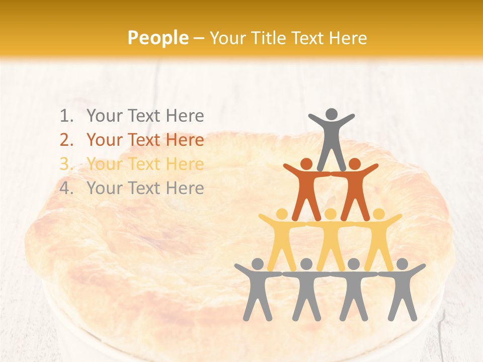 Wood Dough Baked PowerPoint Template