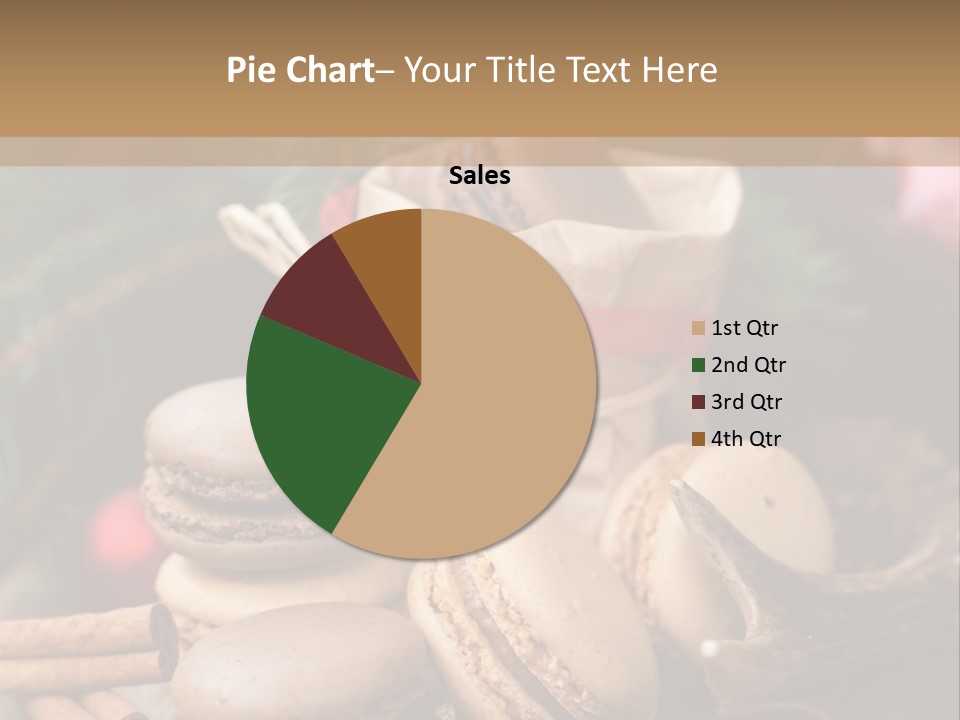 Macaroons Christmas Spices Advent PowerPoint Template