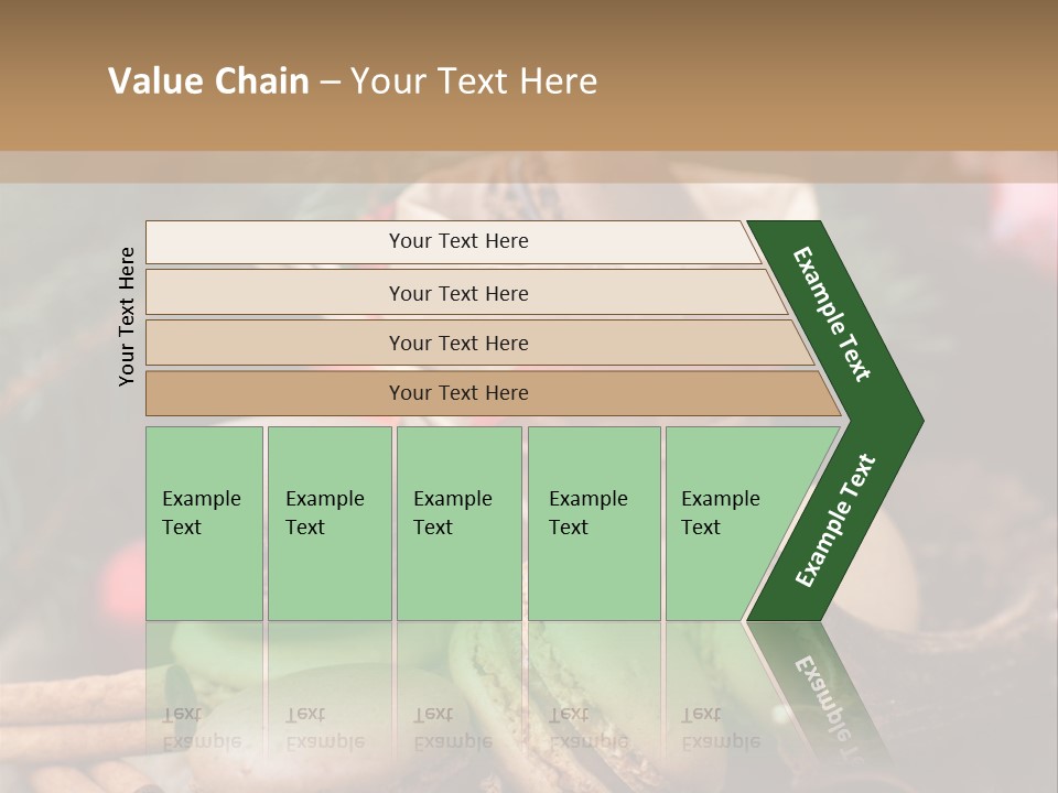Macaroons Christmas Spices Advent PowerPoint Template