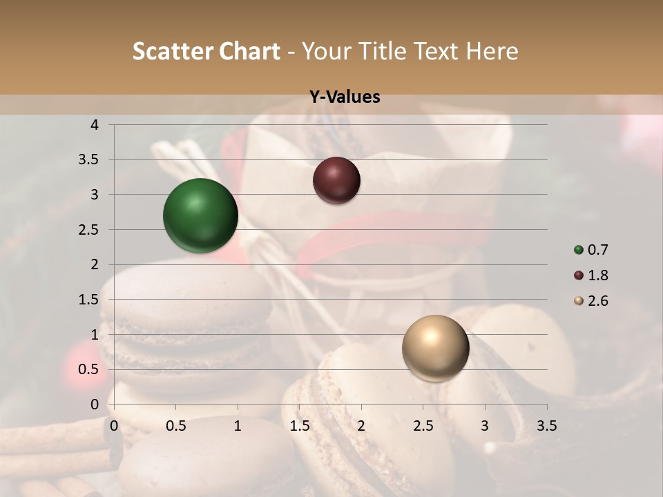 Macaroons Christmas Spices Advent PowerPoint Template