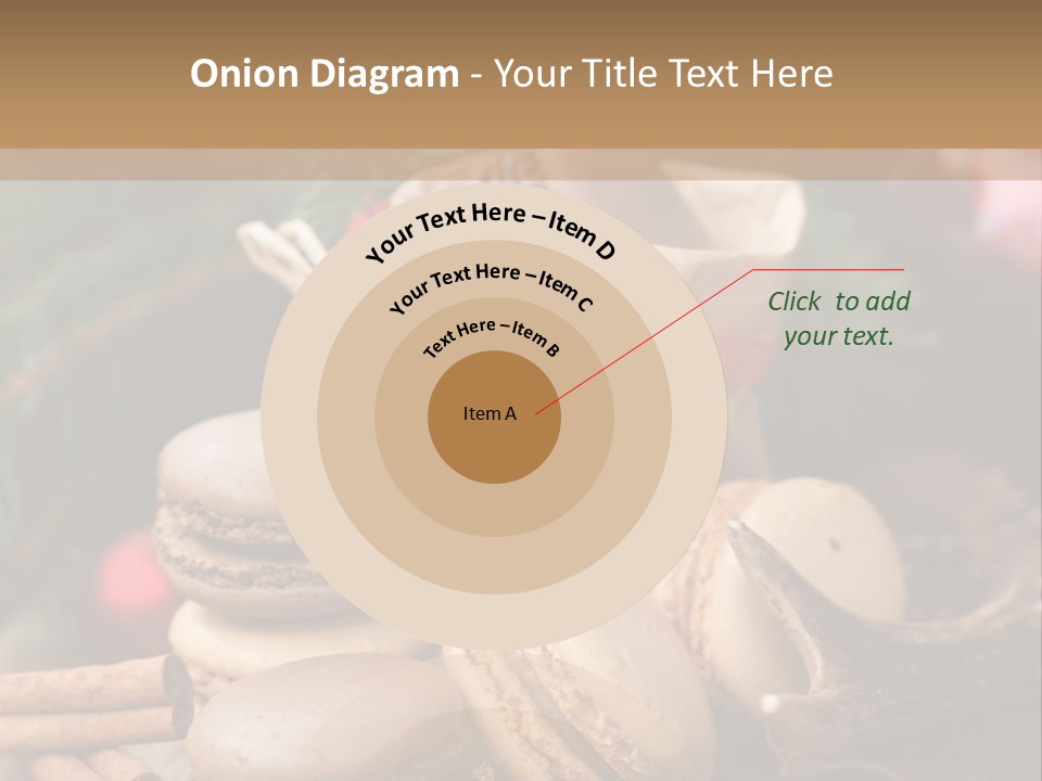 Macaroons Christmas Spices Advent PowerPoint Template