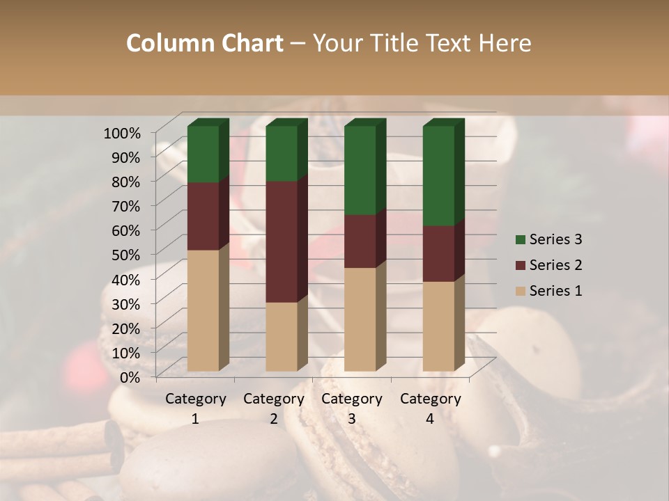 Macaroons Christmas Spices Advent PowerPoint Template
