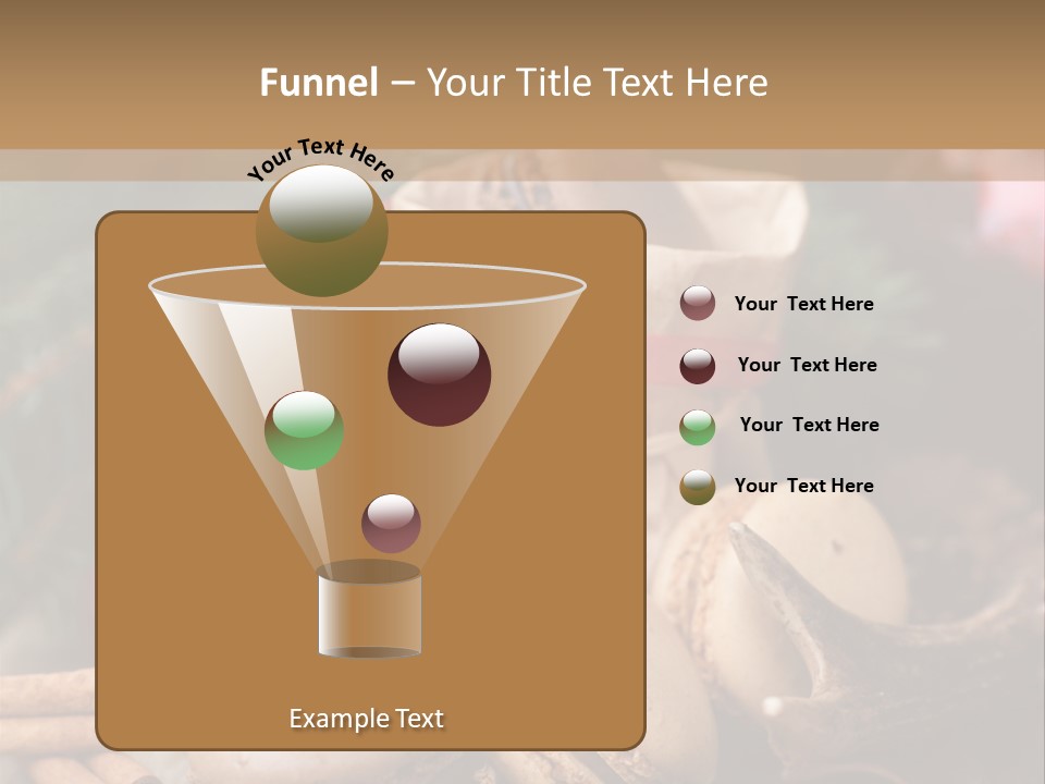 Macaroons Christmas Spices Advent PowerPoint Template