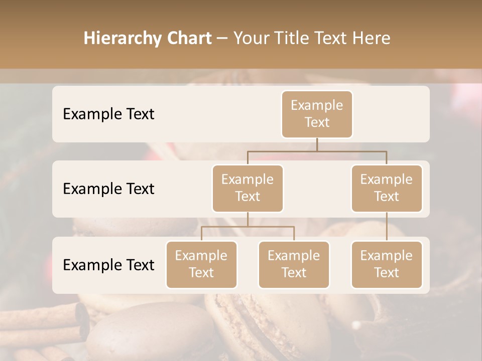 Macaroons Christmas Spices Advent PowerPoint Template