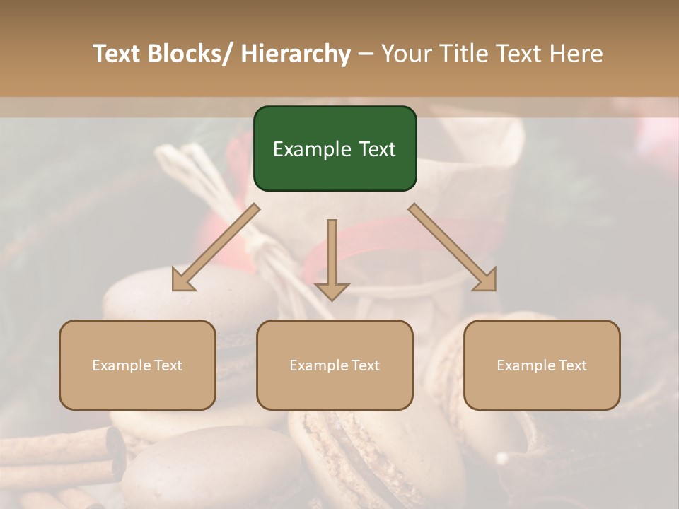 Macaroons Christmas Spices Advent PowerPoint Template