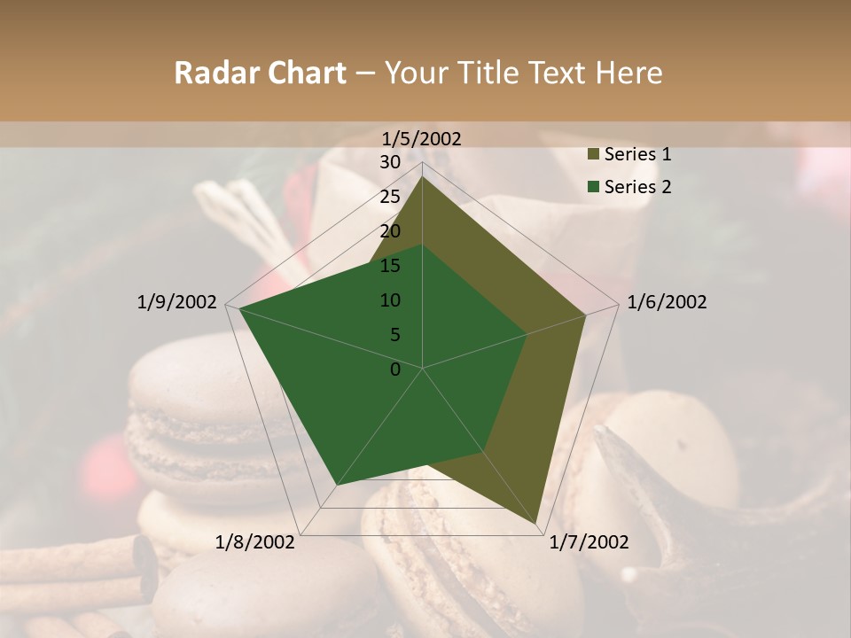 Macaroons Christmas Spices Advent PowerPoint Template