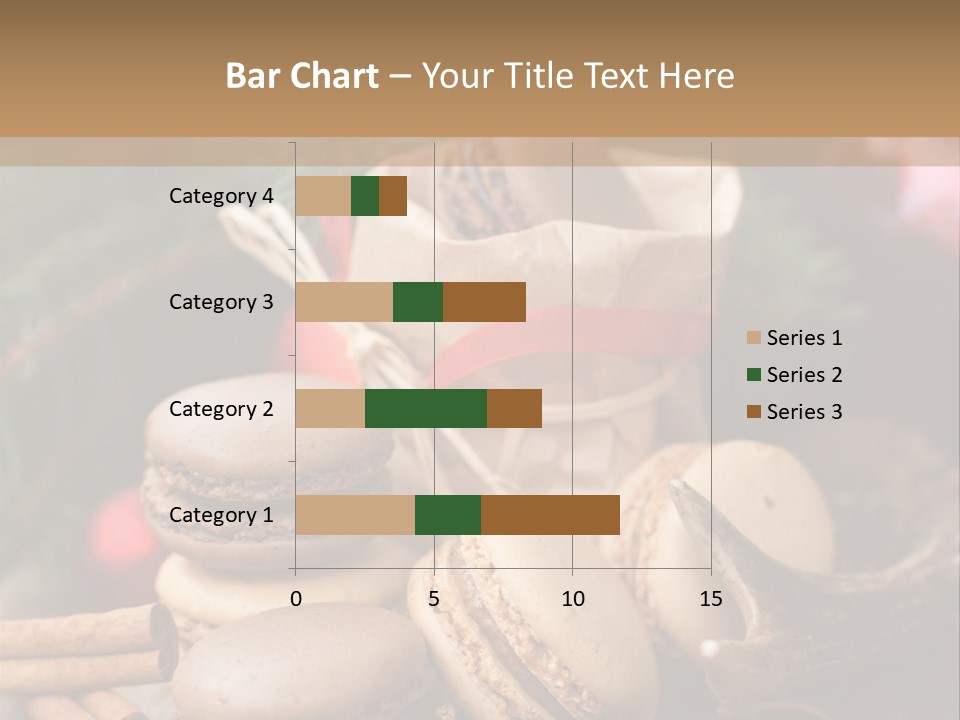 Macaroons Christmas Spices Advent PowerPoint Template