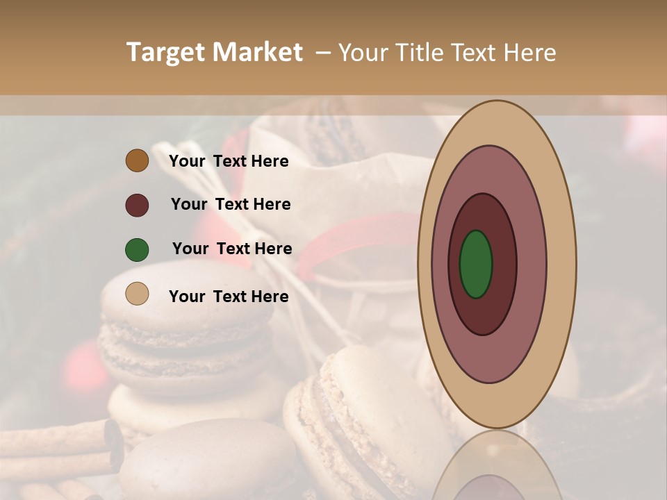 Macaroons Christmas Spices Advent PowerPoint Template