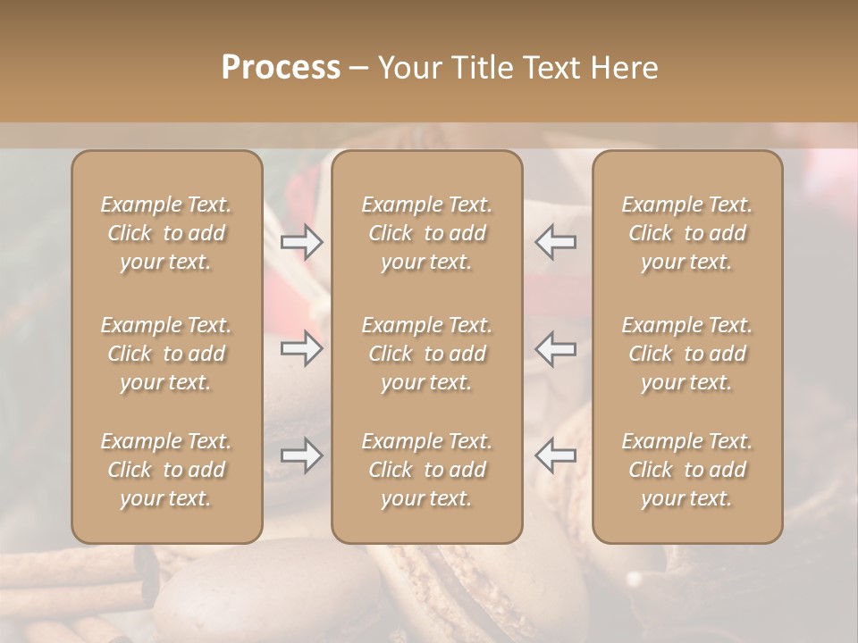 Macaroons Christmas Spices Advent PowerPoint Template