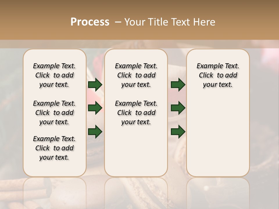 Macaroons Christmas Spices Advent PowerPoint Template