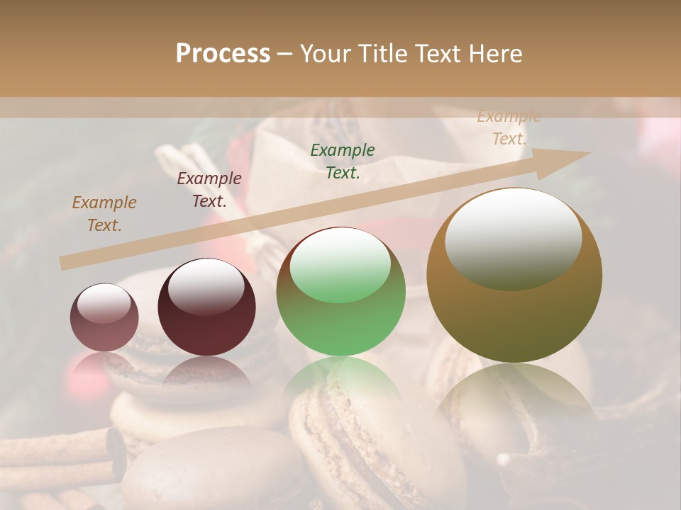 Macaroons Christmas Spices Advent PowerPoint Template
