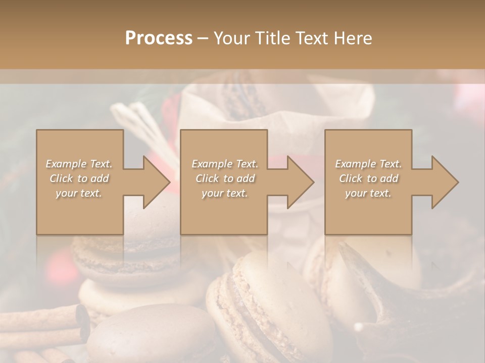 Macaroons Christmas Spices Advent PowerPoint Template