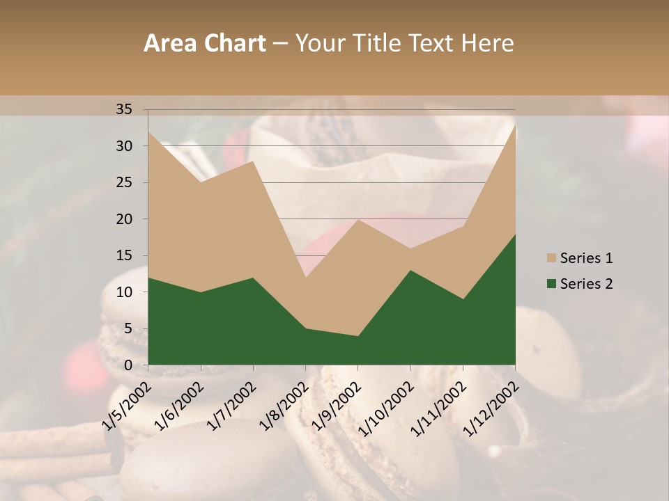 Macaroons Christmas Spices Advent PowerPoint Template