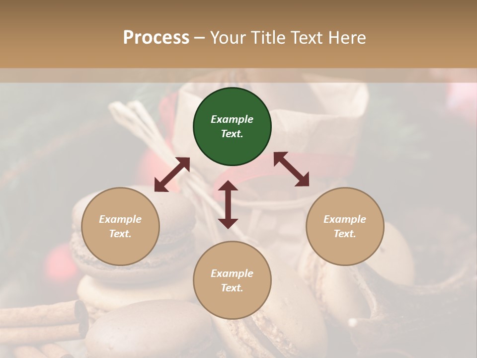 Macaroons Christmas Spices Advent PowerPoint Template