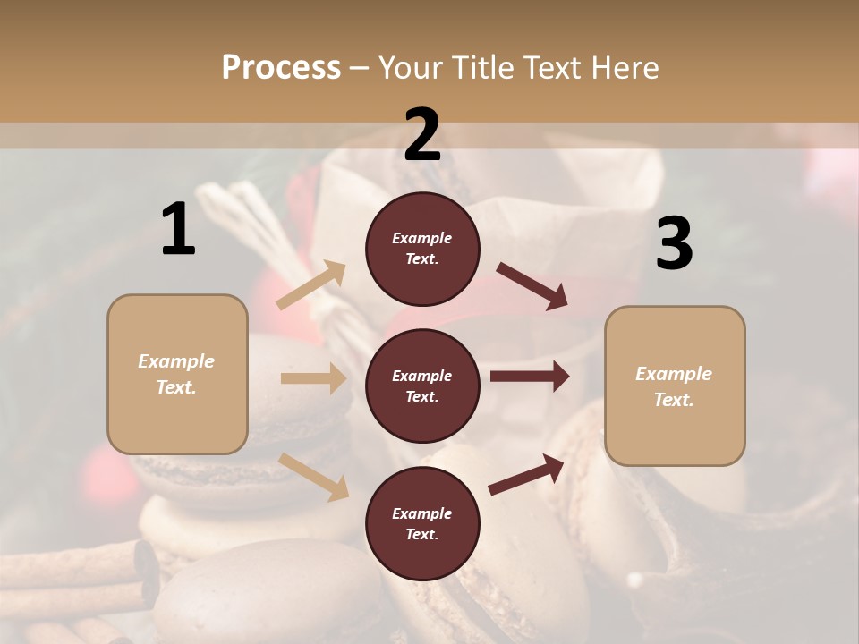 Macaroons Christmas Spices Advent PowerPoint Template