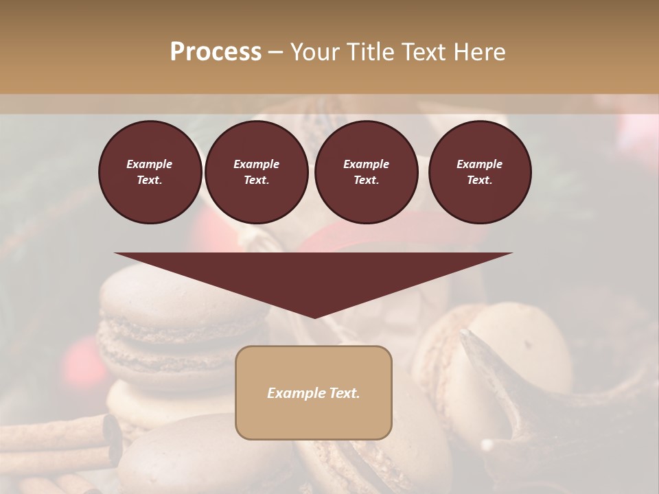 Macaroons Christmas Spices Advent PowerPoint Template